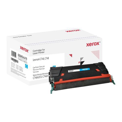 Everyday Cyan Toner compatible with Lexmark C746A2CG; C746A1CG, High Yield