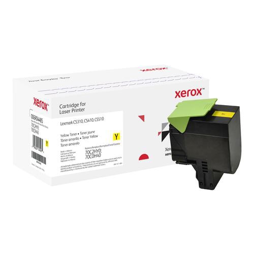 Everyday Yellow Toner compatible with Lexmark 70C2HY0; 70C0H40, High Yield