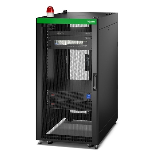 APC EMDC24U3KP2V rack cabinet 24U Freestanding rack Black