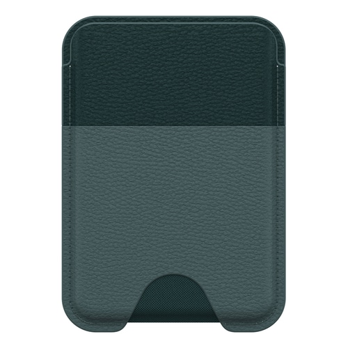 OtterBox Symmetry Cactus Leather Wallet for MagSafe for iPhone 16, Juniper Sprig