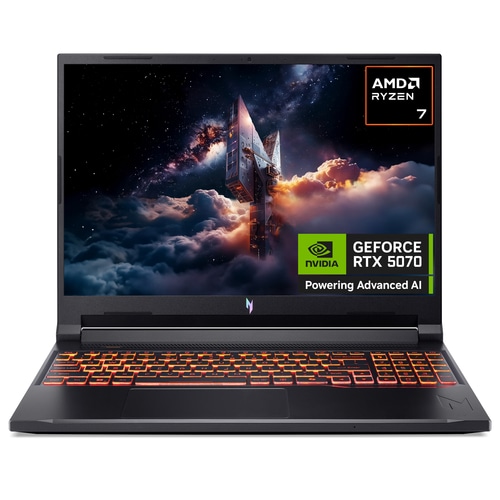 Acer Nitro V 16 V16 AI ANV16-42 - AMD Ryzen 7 260, 16GB, 1TB SSD, NVIDIA GeForce RTX 5070, 16 WUXGA, Windows 11 Gaming Laptop
