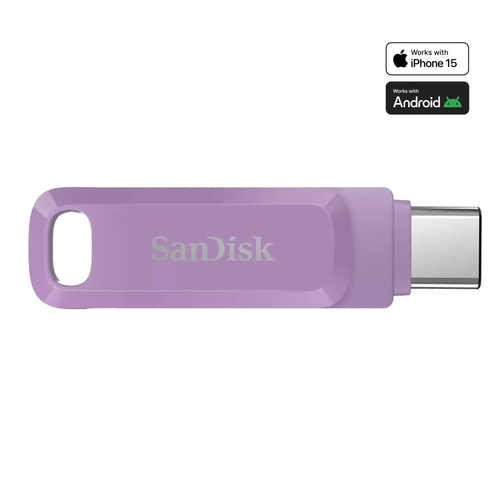 SanDisk Ultra Dual Drive Go USB flash drive 1 TB USB Type-C 3.2 Gen 1 (3.1 Gen 1) Lavender