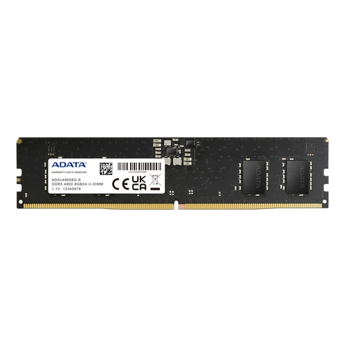 ADATA AD5U48008G-S memory module 8 GB 1 x 8 GB DDR5 288-pin DIMM ECC