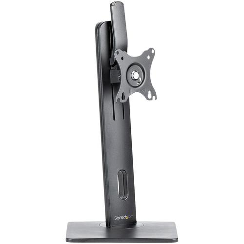 StarTech.com Free Standing Single Monitor Mount - Height Adjustable Monitor Stand - For VESA Mount Displays up to 32 (15lb/7kg) - Ergonomic Monitor Stand for Desk - Tilt/Swivel/Rotate