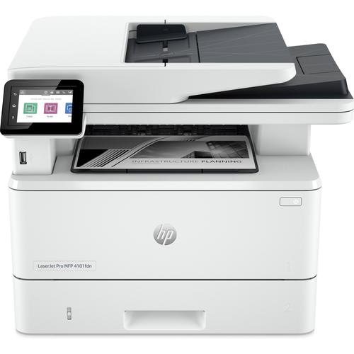 HP LaserJet Pro MFP 4102dw Printer, Black and white, Printer for Small medium business, Print, copy, scan, Wireless; Instant Ink eligible; Print from phone or tablet; Automatic document feeder