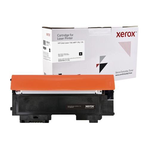 Everyday Black Toner compatible with HP 117A (W2070A), Standard Yield