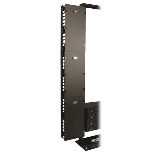 Tripp Lite SRCABLEVRT12 SmartRack 12-in. (30.48 cm) Width High Capacity Vertical Cable Manager - Double finger duct with cover