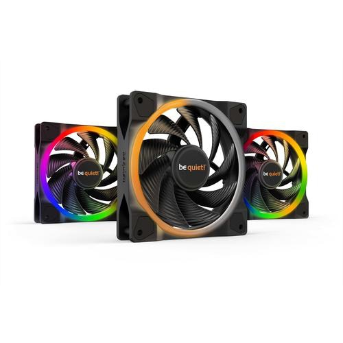 be quiet! Light Wings 120mm ARGB PWM High Speed Fan Black 3 Pack