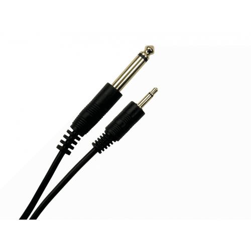 Cables Direct 2M6M3-001 audio cable 1 m 3.5mm 6.35mm Black