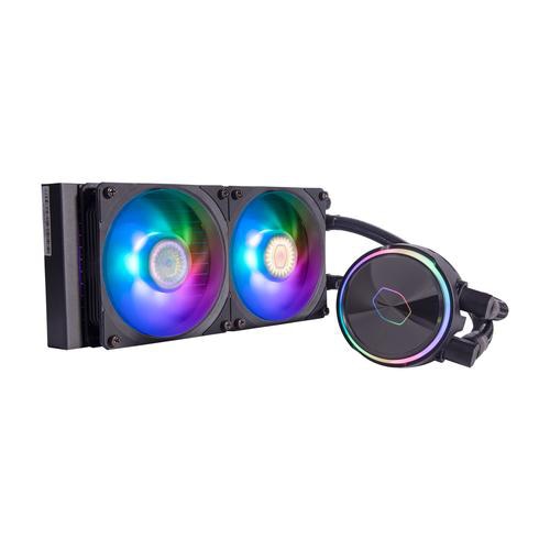 Cooler Master MasterLiquid PL240 Flux Computer case, Processor Liquid ?ooling kit 12 cm Black