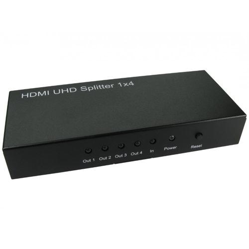 Cables Direct HD-SP204-HD2 video splitter HDMI 4x HDMI