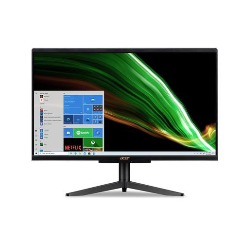 Acer Aspire C22-1600 Intel Pentium Silver 54.6 cm (21.5) 1920 x 1080 pixels 8 GB DDR4-SDRAM 256 GB SSD All-in-One PC Windows 11 Home Wi-Fi 6 (802.11ax) Black