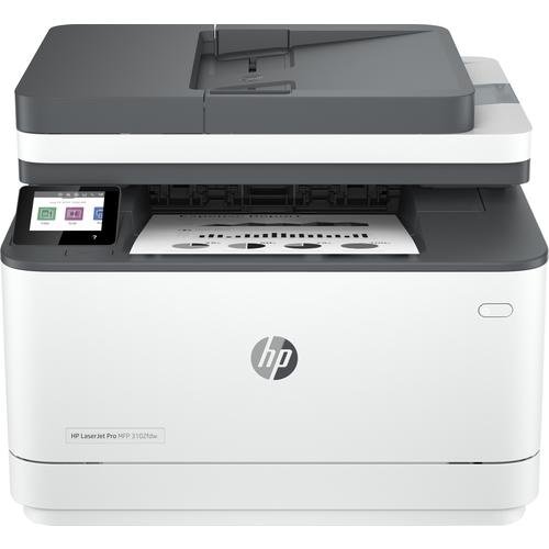 HP LaserJet Pro MFP 3102fdw Printer, Black and white, Printer for Small medium business, Print, copy, scan, fax, Two-sided printing; Scan to email; Scan to PDF