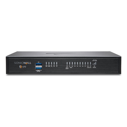 SonicWall TZ670 hardware firewall Desktop 5 Gbit/s
