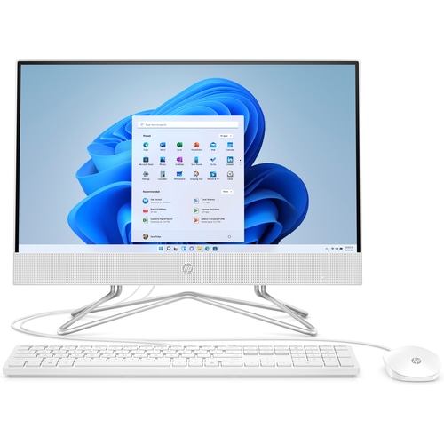 HP 22-dd1001na Intel Core i3 54.6 cm (21.5) 1920 x 1080 pixels 4 GB DDR4-SDRAM 256 GB SSD All-in-One PC Windows 11 Home Wi-Fi 5 (802.11ac) White : HP All-in-One 22-dd1001na PC