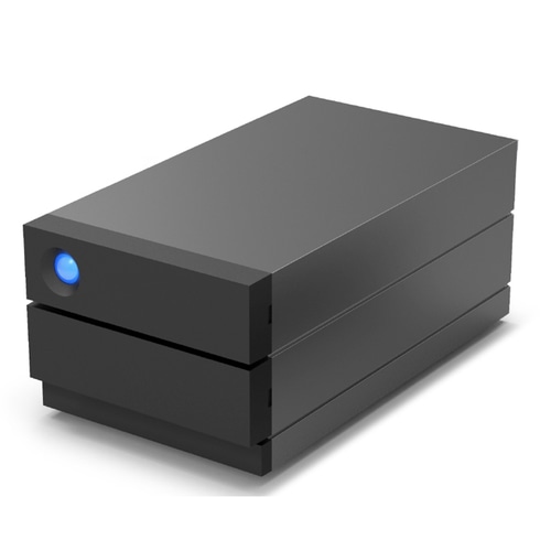 LaCie 2big Raid USB-C 40TB disk array Desktop Black