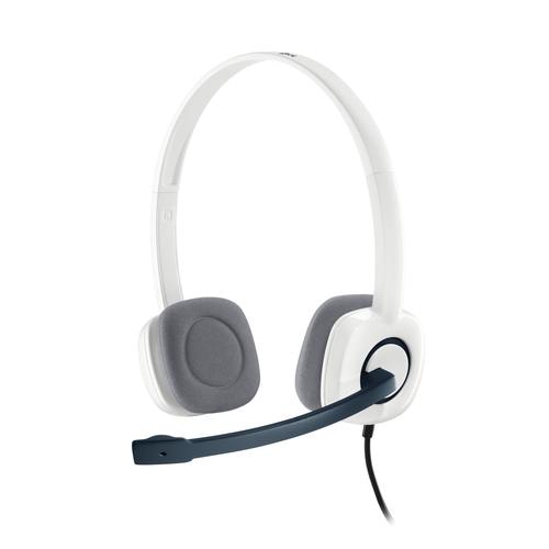 Logitech H150 Headset Wired Head-band Office/Call center White