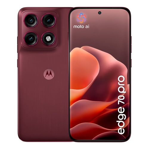 Motorola edge 70 pro 17.2 cm (6.78) Dual SIM Android 16.0 5G USB Type-C 12 GB 512 GB 6500 mAh Bordeaux