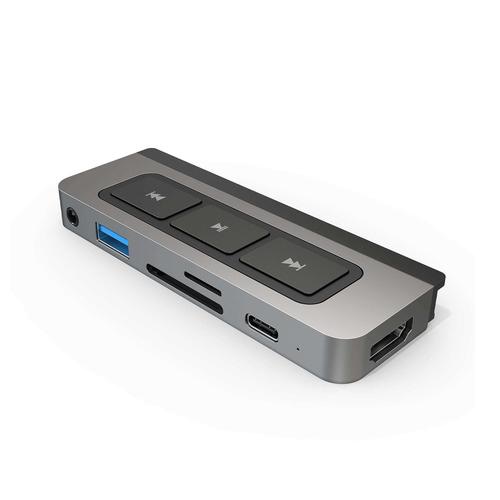 HYPER HD449 interface hub 625 Mbit/s Grey