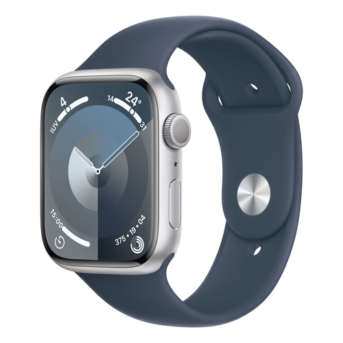 Apple Watch Series 9 (Demo) 45 mm Digital 396 x 484 pixels Touchscreen Silver Wi-Fi GPS (satellite)