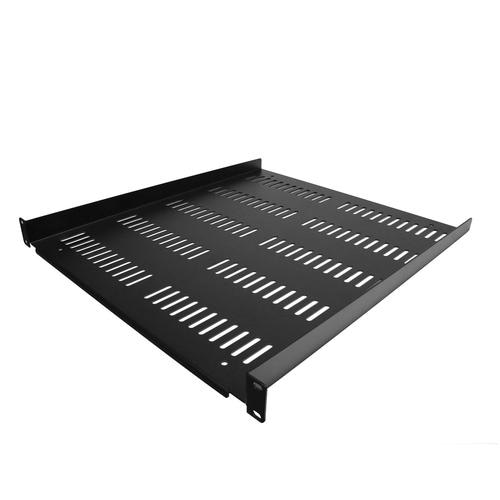 StarTech.com 1U Server Rack Shelf - Universal Vented Rack Mount Cantilever Tray for 19 Network Equipment Rack & Cabinet - Durable Design - Weight Capacity 55lb/25kg - 20 Deep Shelf, Black