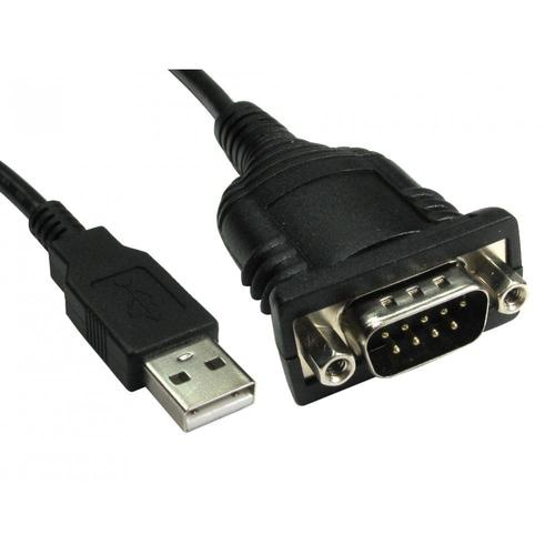 Cables Direct NLUSB-0039A USB cable 0.2 m USB 1.1 DB-9 USB A Black