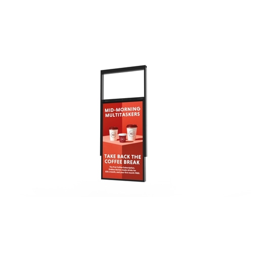 Allsee Technologies UDS49HD Double sided totem 124.5 cm (49) Wi-Fi 3500 cd/m Full HD Black Built-in processor Android 7.1