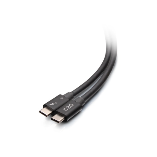 C2G 1.5ft (0.5m) Thunderbolt 4 USB-C Cable (40Gbps)