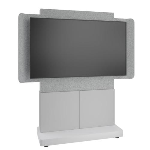 Middle Atlantic Products FM-DS-4875FS-BD8W TV mount 165.1 cm (65) Grey, Silver, White
