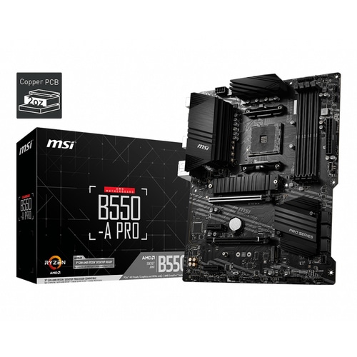 MSI B550-A PRO AMD B550 Socket AM4 ATX