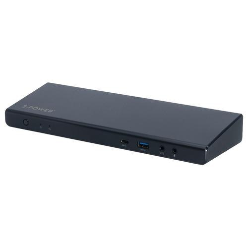 2-Power DOC0113A notebook dock/port replicator Black