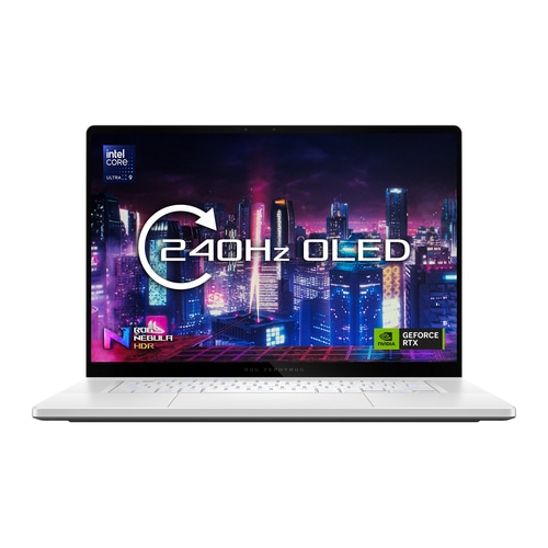 ASUS ROG Zephyrus G16 GU605MY-QR032W Intel Core Ultra 9 185H Laptop 40.6 cm (16) WQXGA 32 GB LPDDR5x-SDRAM 2 TB SSD NVIDIA GeForce RTX 4090 Wi-Fi 6E (802.11ax) Windows 11 Home White