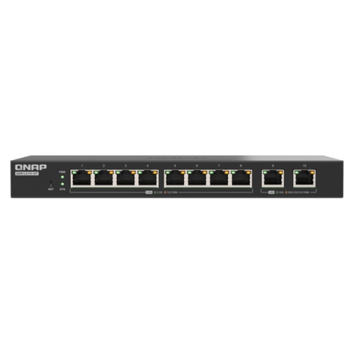 QNAP QSW-L2110-10T network switch Managed Desktop Black
