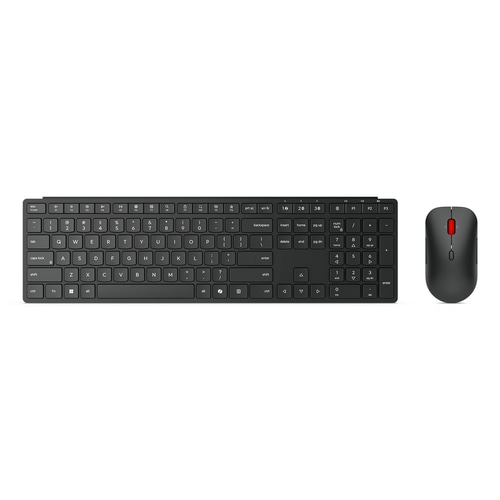 Lenovo 4X31S04814 keyboard Mouse included Office RF Wireless + Bluetooth German Black
