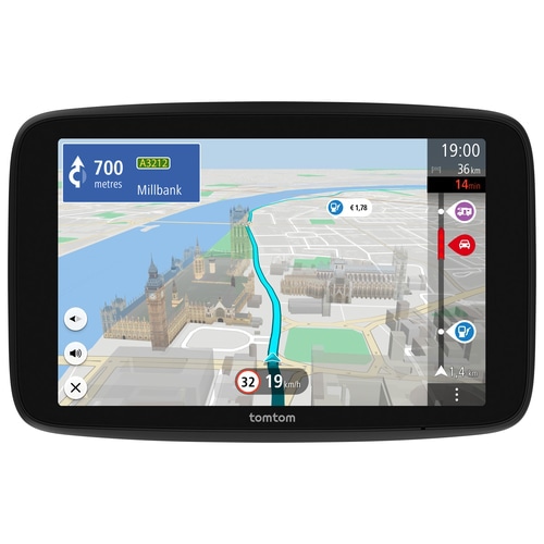 TomTom GO Camper Max navigator Fixed 17.8 cm (7) Touchscreen 400 g Black