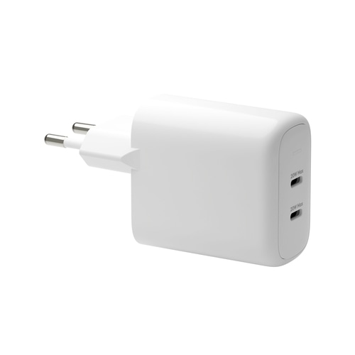dbramante1928 re-charge Pro - EU Wall Charger 2x USB-C 20W - W