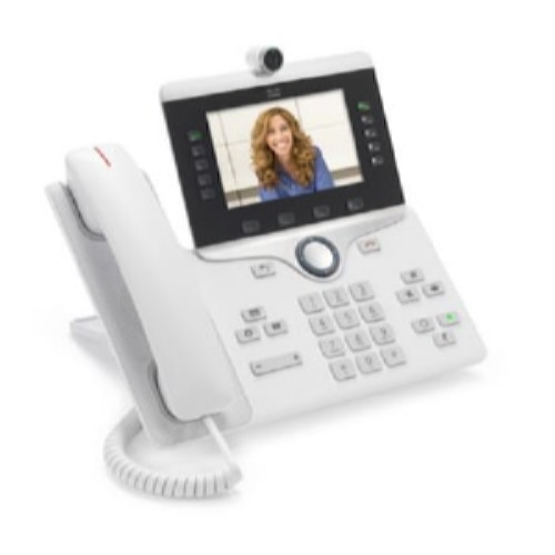 Cisco IP Business Phone 8865, 5-inch Display, 720p HD Two-Way Video, Gigabit Ethernet Switch, Class 4 PoE, WLAN Enabled, 2 USB Ports, 10 SIP Registrations, 1-Year Limited Warranty (CP-8865-K9=)