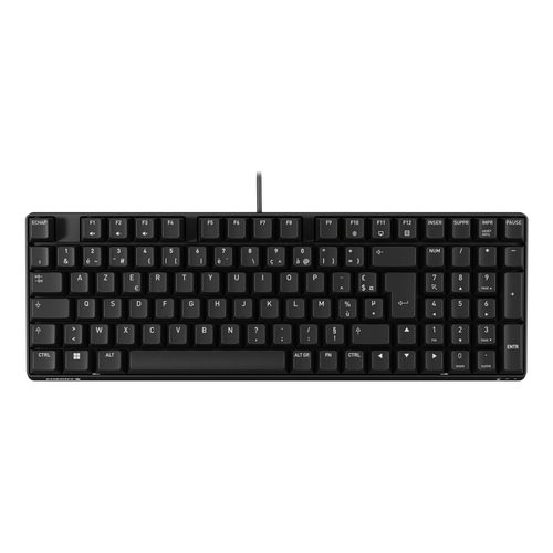CHERRY K37ID keyboard Industrial USB AZERTY French Black
