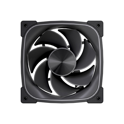 VIDA STEALTH REVERSE BLK ARGB FAN 120MM Computer case 12 cm Black