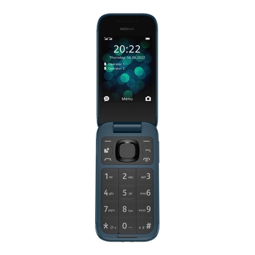 Nokia 2660 Flip - 4G, VoLTE, 2,8+1,77, 0,3MP, 48MB/128MB, Blue