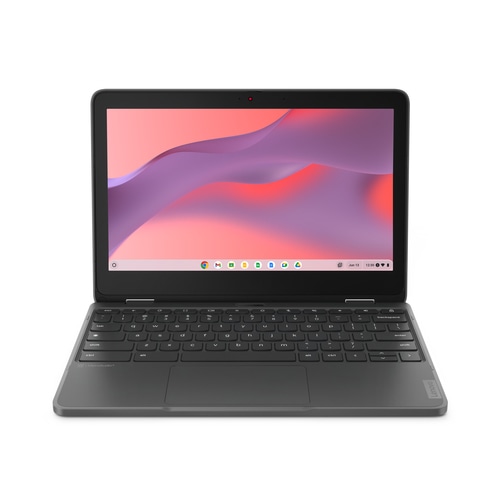 Lenovo 300e Yoga Chromebook Gen 4 MediaTek Kompanio 528 29.5 cm (11.6) Touchscreen HD 8 GB LPDDR4x-SDRAM 64 GB eMMC Wi-Fi 6 (802.11ax) ChromeOS English Grey