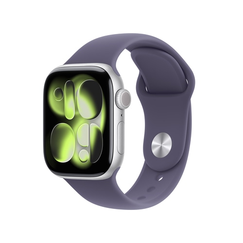 Apple Watch Series 11 GPS (Demo) 42mm Silver Aluminium Case with Purple Fog Sport Band - S/M