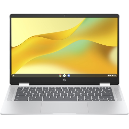 HP Chromebook x360 14b-cd0002na Intel N N100 35.6 cm (14) Touchscreen HD 4 GB LPDDR5-SDRAM 128 GB eUFS Wi-Fi 6 (802.11ax) ChromeOS