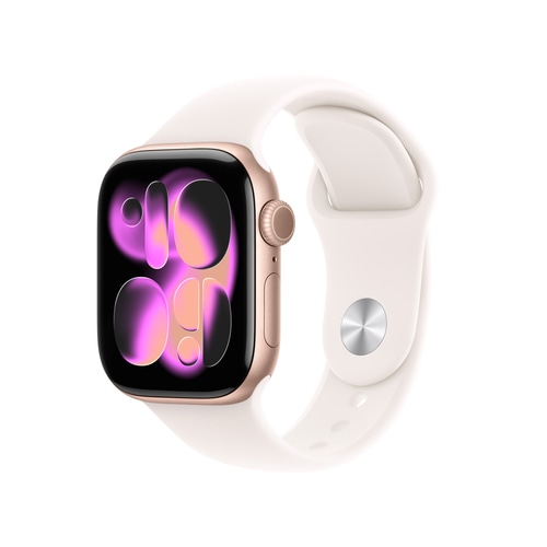 Apple Watch Series 11 GPS (Demo) 42mm Rose Gold Aluminium Case with Light Blush Sport Band - M/L