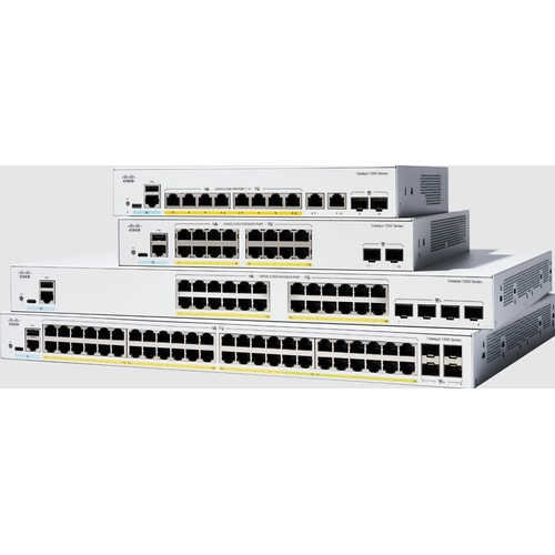 Cisco Catalyst 1200 Managed L2 Gigabit Ethernet (10/100/1000) Power over Ethernet (PoE) Grey