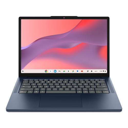 Lenovo Chrome 14M8911 MediaTek Kompanio 540 Chromebook 35.6 cm (14) Touchscreen WUXGA 4 GB LPDDR5x-SDRAM 64 GB UFS Wi-Fi 7 (802.11be) ChromeOS English Blue