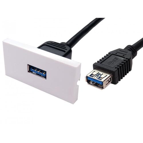 Cables Direct USB3 Euromod USB cable USB 3.2 Gen 1 (3.1 Gen 1) USB A Black