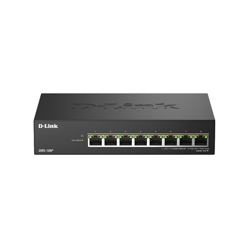 D-Link 8-Port 2.5G Multi-Gigabit PoE++ Unmanaged Switch
