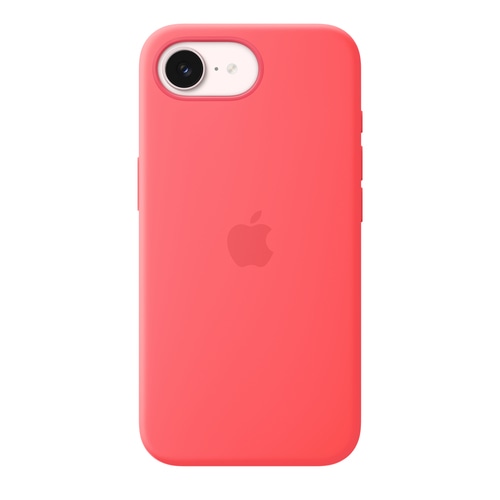 Apple iPhone 17e Silicone Case with MagSafe  Bright Guava