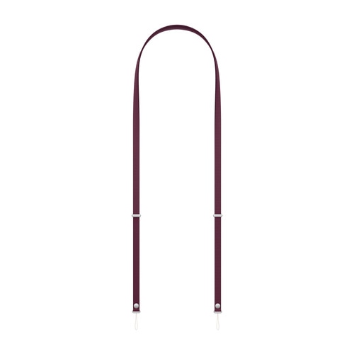 Apple Crossbody Strap  Burgundy
